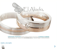 Tablet Screenshot of elaliadojoyas.com